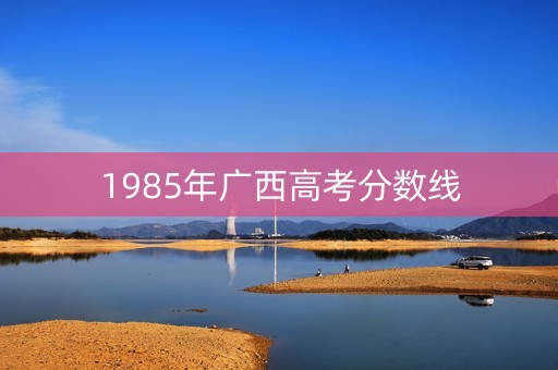 1985年广西高考分数线