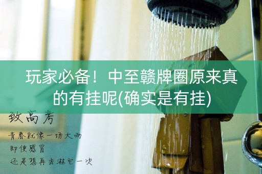 玩家必备！中至赣牌圈原来真的有挂呢(确实是有挂)