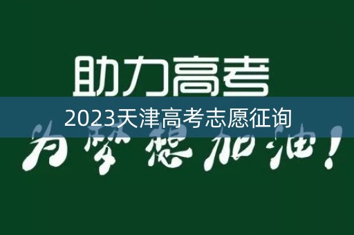 2023天津高考志愿征询