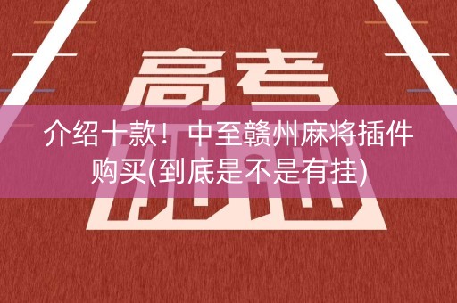介绍十款！中至赣州麻将插件购买(到底是不是有挂)