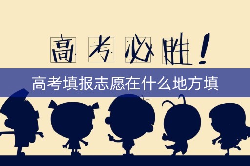 高考填报志愿在什么地方填