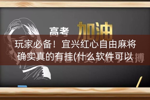 玩家必备！宜兴红心自由麻将确实真的有挂(什么软件可以赢)