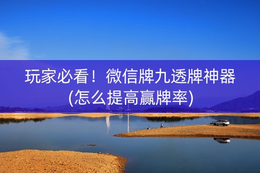 玩家必看！微信牌九透牌神器(怎么提高赢牌率)