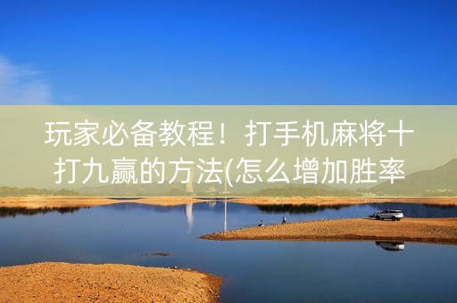 玩家必备教程！打手机麻将十打九赢的方法(怎么增加胜率)