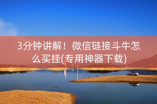 3分钟讲解！微信链接斗牛怎么买挂(专用神器下载)