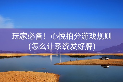 玩家必备！心悦拍分游戏规则(怎么让系统发好牌)