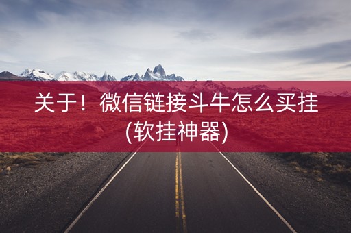 关于！微信链接斗牛怎么买挂(软挂神器)