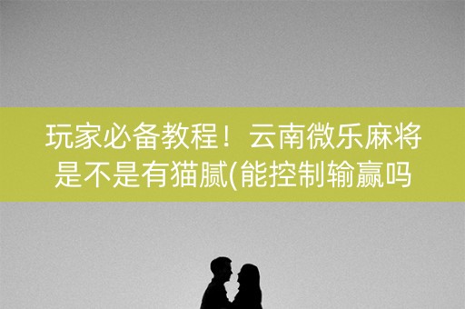 玩家必备教程！云南微乐麻将是不是有猫腻(能控制输赢吗)