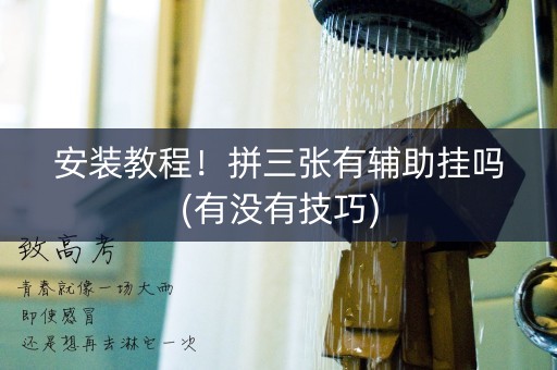 安装教程！拼三张有辅助挂吗(有没有技巧)
