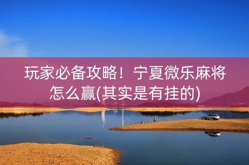 玩家必备攻略！宁夏微乐麻将怎么赢(其实是有挂的)