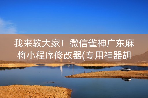 我来教大家！微信雀神广东麻将小程序修改器(专用神器胡牌技巧)