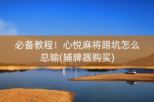 必备教程！心悦麻将踢坑怎么总输(辅牌器购买)
