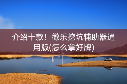 介绍十款！微乐挖坑辅助器通用版(怎么拿好牌)