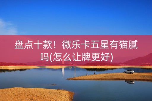 盘点十款！微乐卡五星有猫腻吗(怎么让牌更好)