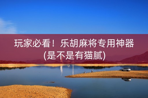 玩家必看！乐胡麻将专用神器(是不是有猫腻)
