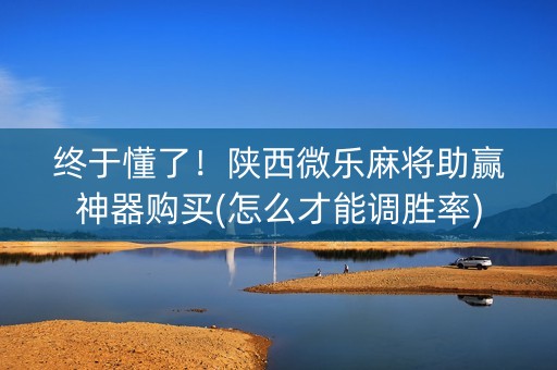 终于懂了！陕西微乐麻将助赢神器购买(怎么才能调胜率)