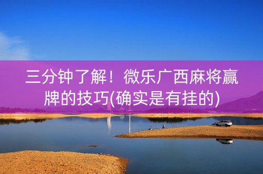 三分钟了解！微乐广西麻将赢牌的技巧(确实是有挂的)
