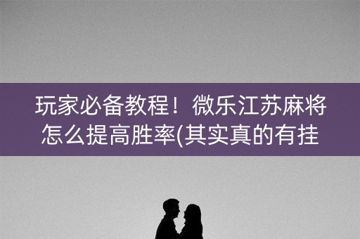 玩家必备教程！微乐江苏麻将怎么提高胜率(其实真的有挂)