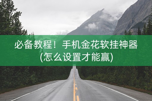 必备教程！手机金花软挂神器(怎么设置才能赢)