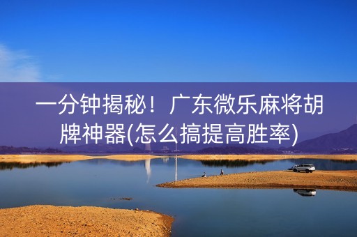 一分钟揭秘！广东微乐麻将胡牌神器(怎么搞提高胜率)