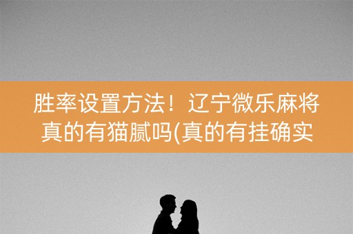 胜率设置方法！辽宁微乐麻将真的有猫腻吗(真的有挂确实有挂)