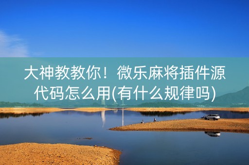 大神教教你！微乐麻将插件源代码怎么用(有什么规律吗)
