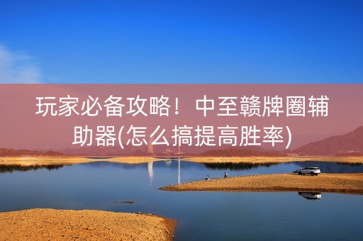 玩家必备攻略！中至赣牌圈辅助器(怎么搞提高胜率)