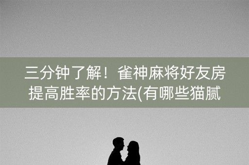 三分钟了解！雀神麻将好友房提高胜率的方法(有哪些猫腻)