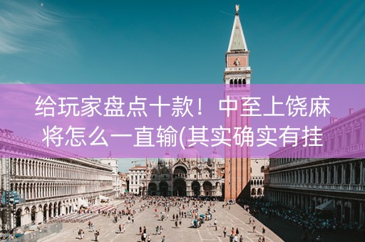 给玩家盘点十款！中至上饶麻将怎么一直输(其实确实有挂)