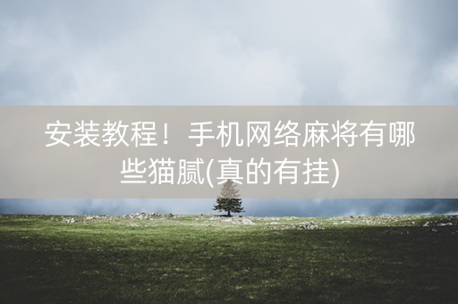 安装教程！手机网络麻将有哪些猫腻(真的有挂)