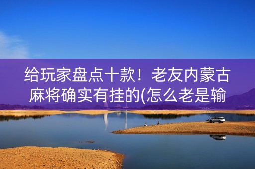 给玩家盘点十款！老友内蒙古麻将确实有挂的(怎么老是输)