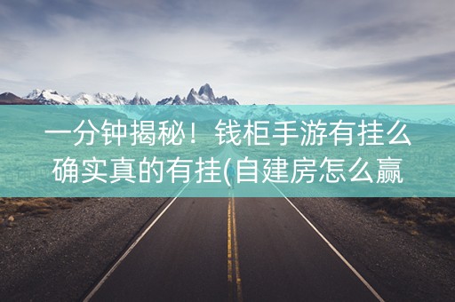 一分钟揭秘！钱柜手游有挂么确实真的有挂(自建房怎么赢)