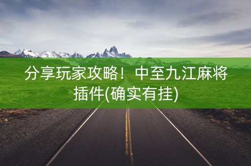 分享玩家攻略！中至九江麻将插件(确实有挂)