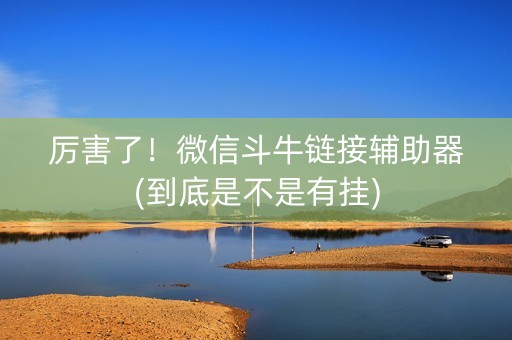 厉害了！微信斗牛链接辅助器(到底是不是有挂)