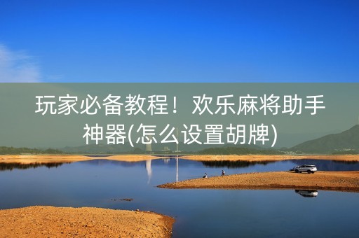 玩家必备教程！欢乐麻将助手神器(怎么设置胡牌)