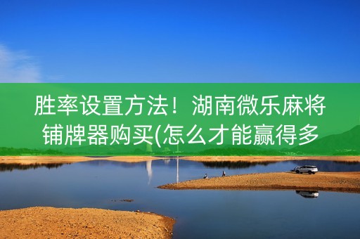 胜率设置方法！湖南微乐麻将铺牌器购买(怎么才能赢得多)