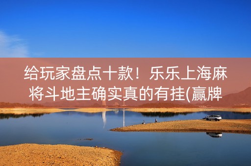 给玩家盘点十款！乐乐上海麻将斗地主确实真的有挂(赢牌技巧插件安装)