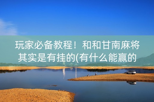 玩家必备教程！和和甘南麻将其实是有挂的(有什么能赢的方法)