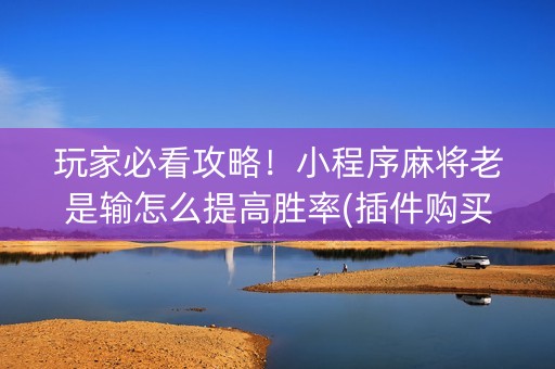 玩家必看攻略！小程序麻将老是输怎么提高胜率(插件购买输赢规律)
