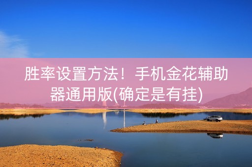 胜率设置方法！手机金花辅助器通用版(确定是有挂)