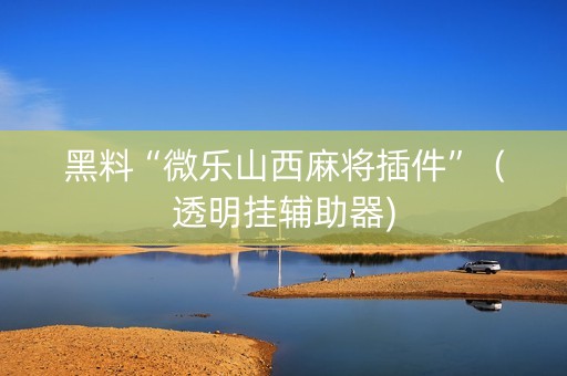 黑料“微乐山西麻将插件”（透明挂辅助器)