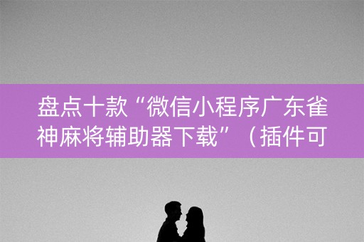 盘点十款“微信小程序广东雀神麻将辅助器下载”（插件可信吗)
