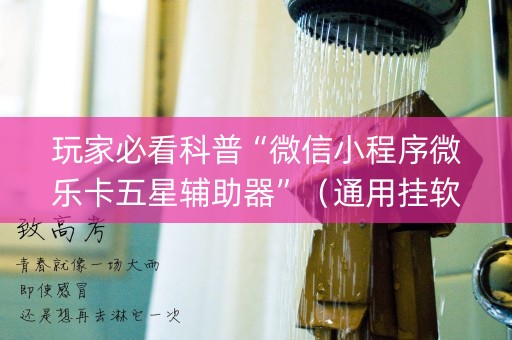 玩家必看科普“微信小程序微乐卡五星辅助器”（通用挂软件多少钱)