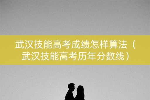 武汉技能高考成绩怎样算法（武汉技能高考历年分数线）