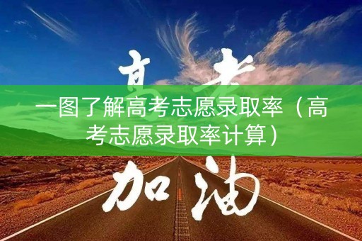 一图了解高考志愿录取率（高考志愿录取率计算）