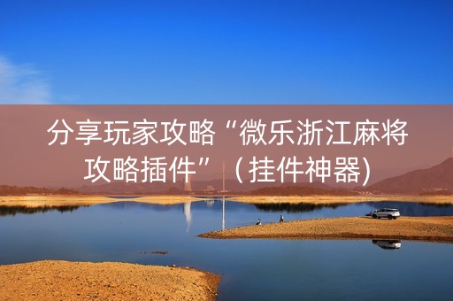 分享玩家攻略“微乐浙江麻将攻略插件”（挂件神器)