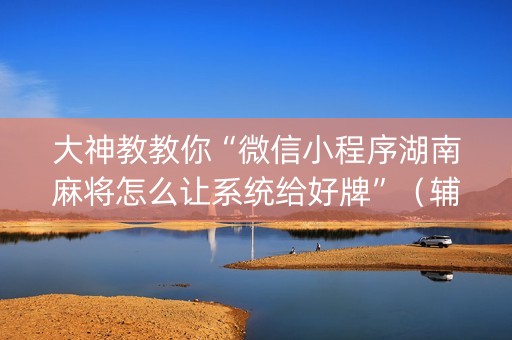 大神教教你“微信小程序湖南麻将怎么让系统给好牌”（辅助神器免费)