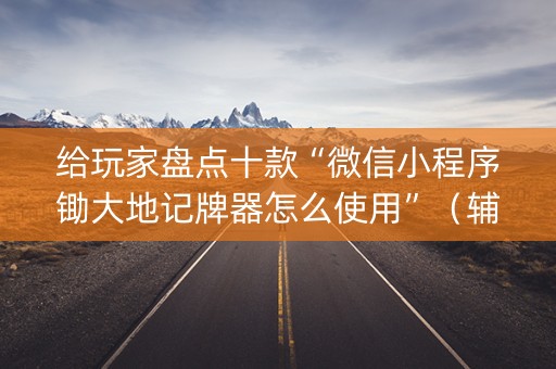 给玩家盘点十款“微信小程序锄大地记牌器怎么使用”（辅助挂发牌规律)
