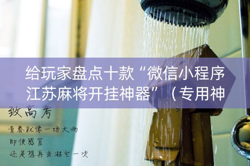 给玩家盘点十款“微信小程序江苏麻将开挂神器”（专用神器下载)