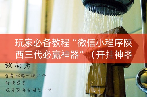 玩家必备教程“微信小程序陕西三代必赢神器”（开挂神器下载)